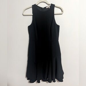 Banana Republic Black Sleeveless Ruffle Bottom dress. Women’s 4